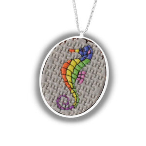 Denizatı Mozaik Gümüş Kolye